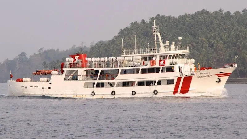 Green Ocean 1 passenger ferry in Andaman