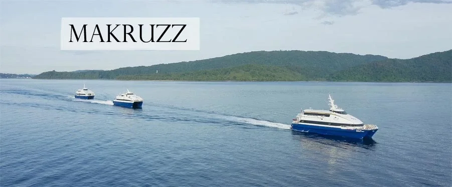 Makruzz passenger ferry in the Andaman Islands