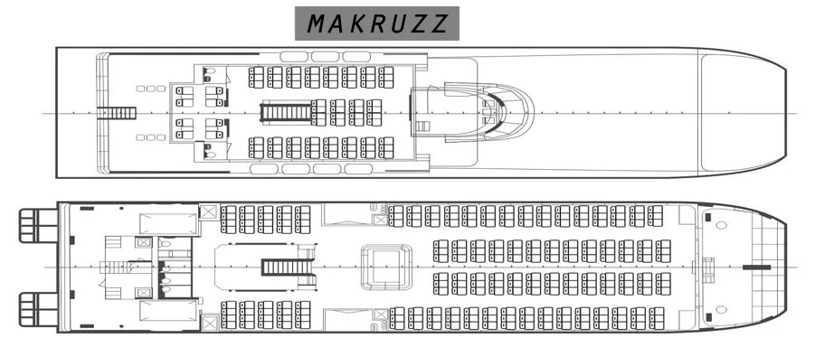 Published Makruzz deck and seat layout