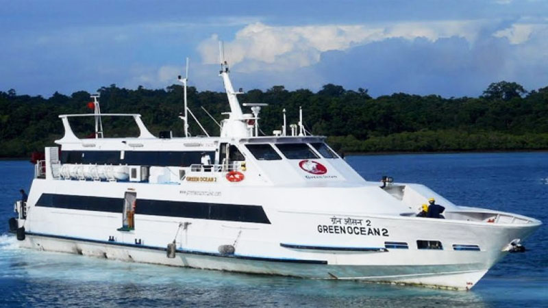 Green Ocean 2 passenger ferry in the Andaman Islands