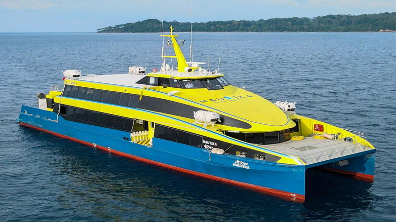 Nautika passenger ferry in the Andaman Islands