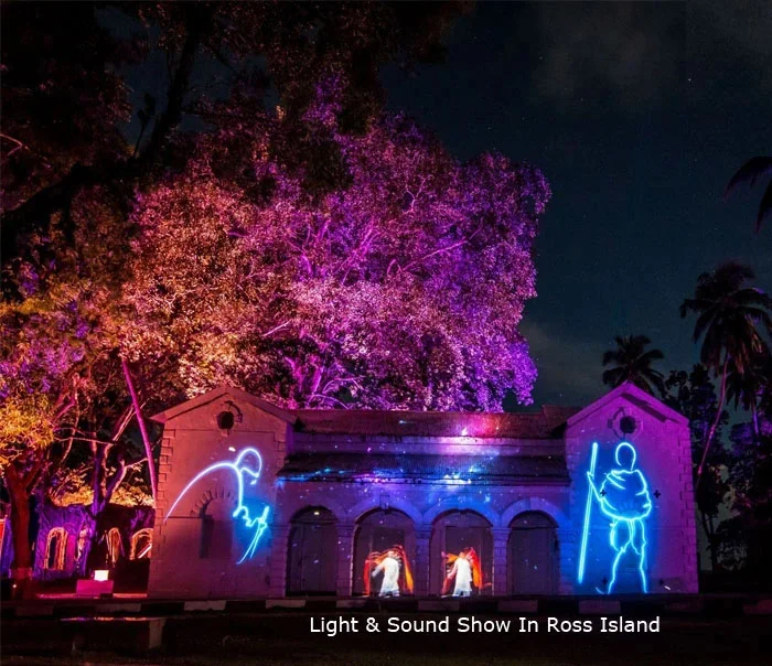 Light & Sound Show at Ross Island NSCB